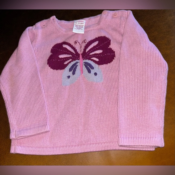 Y2K Gymboree girls Jeans & Sweater with Butterfly accents - Picture 3 of 7